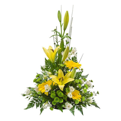 Sympathy Bowl Suitable for Home or Service

A beautiful symbol of life, a floral tribute is a wonderful and much appreciated way to express your feelings for a friend or loved one. This sympathy arrangement is suitable for delivery to the home or funeral service.

Flowers may vary from the image displayed due to seasonal availability. We'll craft an arrangement which is similar in style using seasonal flowers that is equal or greater in value. 