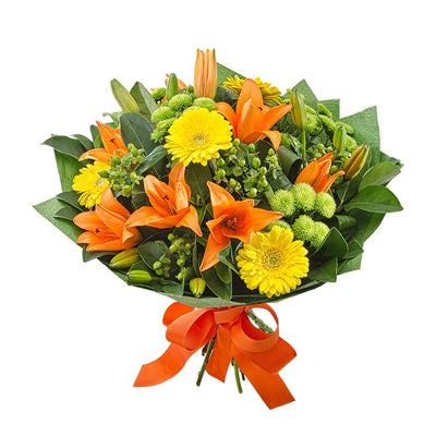 Bright Mixed Bouquet

Bright and punchy, this bouquet is sure to put a smile on the face of your recipient. A stunning combination of flower varieties and colours that are true to its name, they will love Zesty. A cheery and fun bouquet for all occasions!

Flowers may vary from the image displayed due to seasonal availability. We'll craft an arrangement which is similar in style using seasonal flowers that is equal or greater in value. 